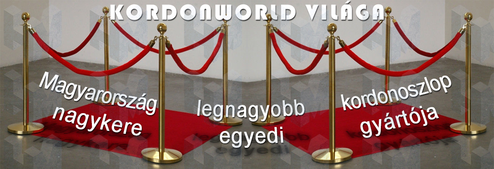 Kordonworld kordonoszlop ár vásárlás