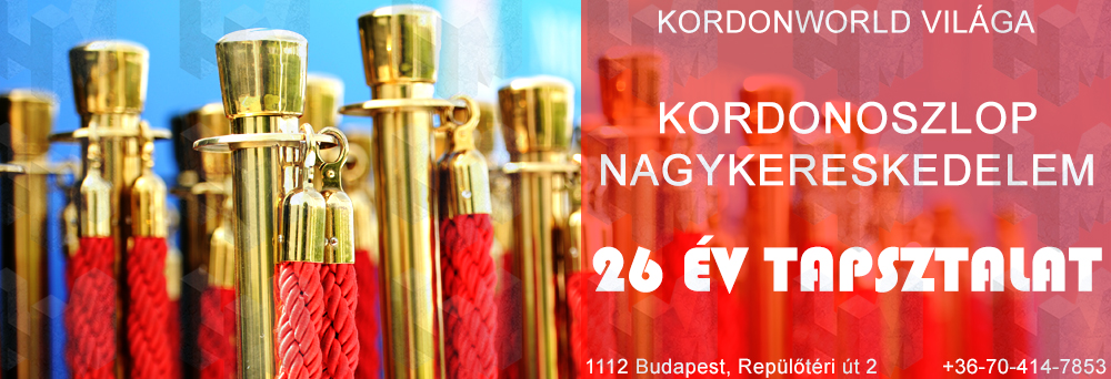 Kordonworld kordonoszlop gyártás árak